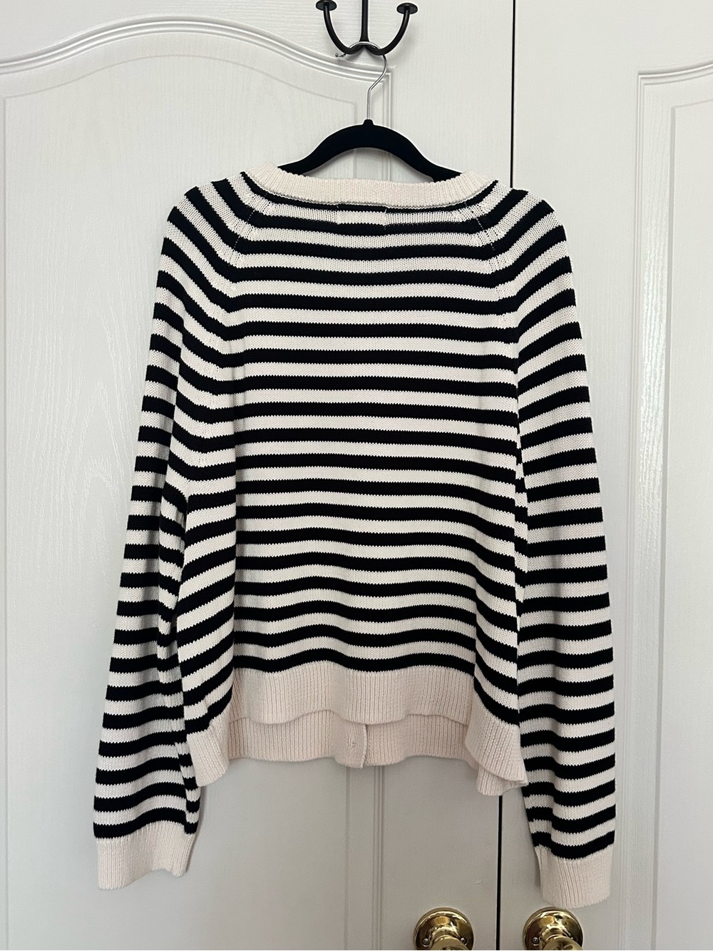 Universal Thread b&w Striped Cardigan - Picture 2 of 2
